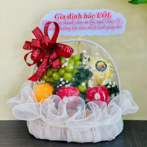 Giỏ trái cây quà tặng, giỏ trái cây nhập khẩu, hoa quả nhập khẩu