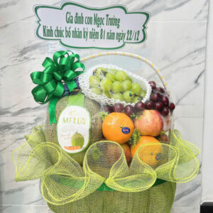 Giỏ trái cây quà tặng, giỏ trái cây nhập khẩu, hoa quả nhập khẩu