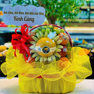 Giỏ trái cây quà tặng, giỏ trái cây nhập khẩu, hoa quả nhập khẩu